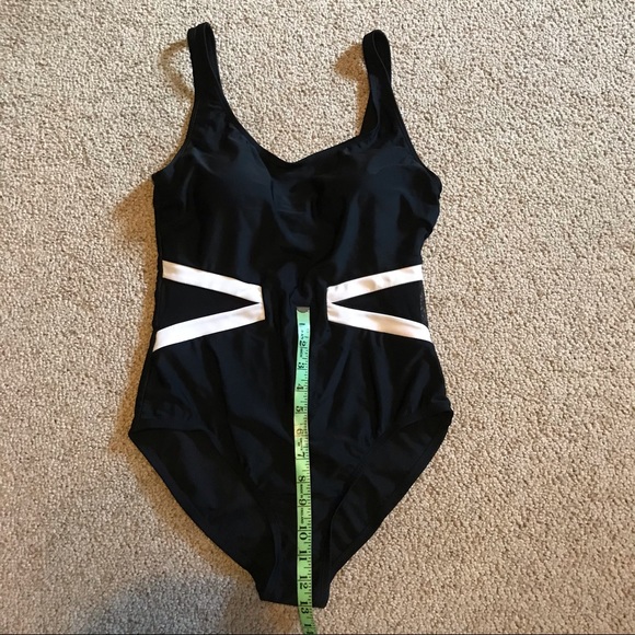 Catalina Black White One Piece Swimsuit, EUC, 8/10 - Picture 11 of 15